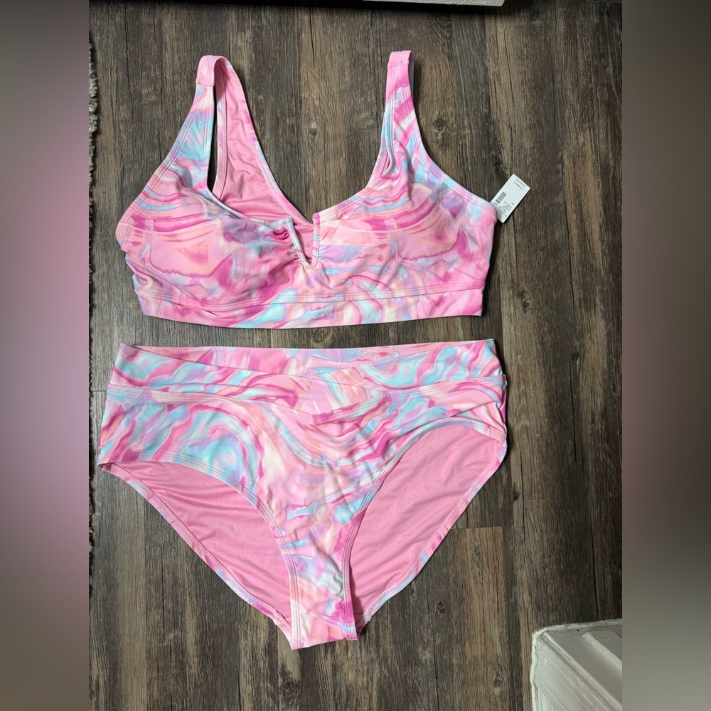 NWT Maurice’s 2X multi color swim suit